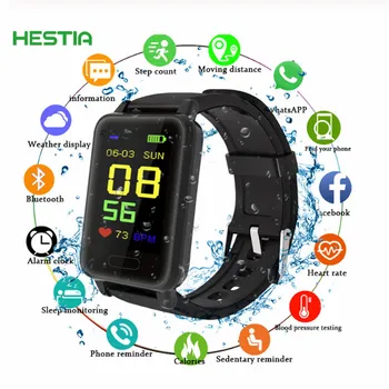 

Clock With Pressure Measurement Fitness Tracker Bracelet Smart Band Health Wristband Cardio Heart Rate Monitor Pedometer Sports