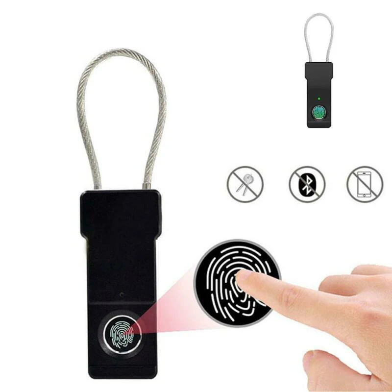 Умный Замок с защитой от отпечатков пальцев, USB Перезаряжаемый замок для дверного ящика, сумки для дома