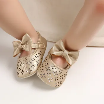 

Toddler Infant Kids Baby Girl First Walking Butterfly-Knot Single Princess Shoes Children's suit High Quality