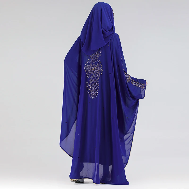 Болеро с блестками женский женское болеро кимоно Niqab Abaya длинный мусульманский