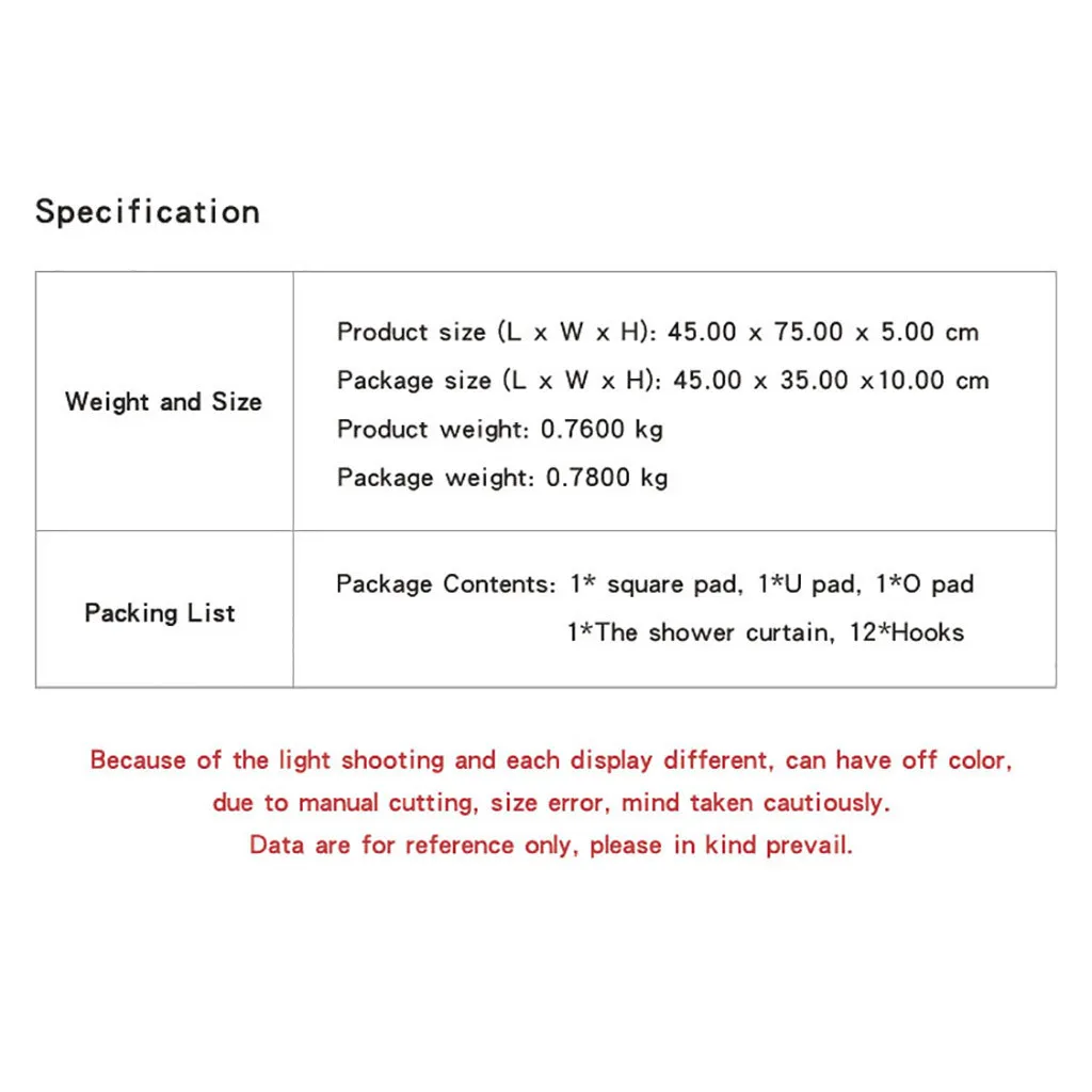 Winter snow print Bathroom Mat And Shower Curtain Four-Piece Set household accessories for bathroom shower curtain mat set