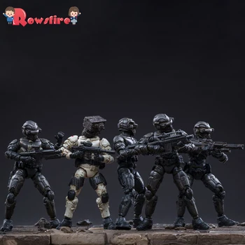 

5Pcs 7.6cm Removable Storm Crew Obsidian Team Action Figure Soldier Model Collection with High Degree of Reduction
