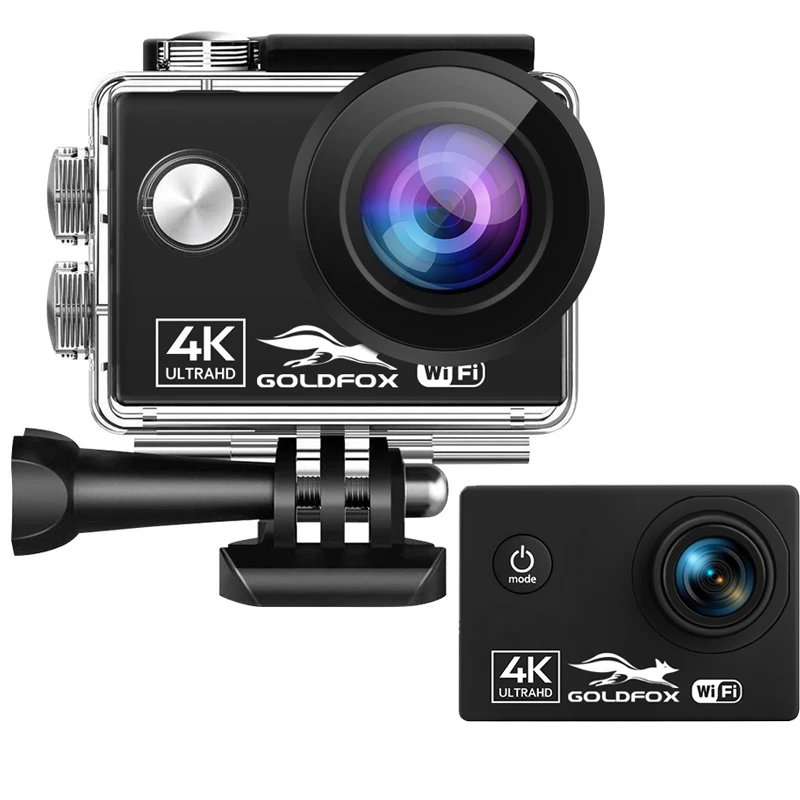 

Action Camera Wifi Ultra HD 4K 60fps 2.0 inch IPS Screen 24MP Sport Helmet Camera 30M Go Waterproof Pro Video Recording Cameras