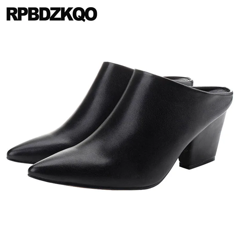 catwalk black mules
