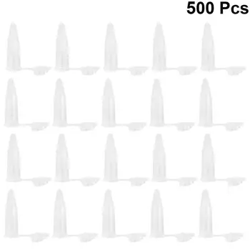 

500PCS 1.5ml Centrifuge Test Tube Multi-purpose Clear Plastic Tube Sample Storage Container Round Bottom EP tube With Scale