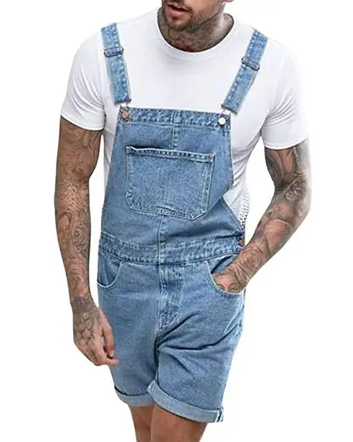 Mens overalls shorts plus size Clearance