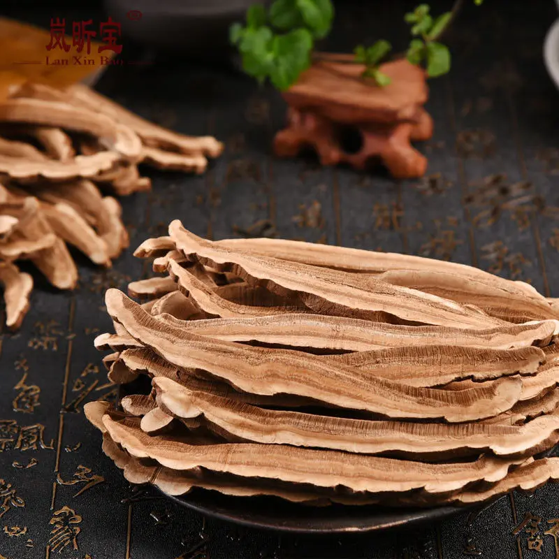 Органические ломтики Грибов дикой природы Lingzhi Reishi травы Ganoderma Lucidum чай Ling Zhi| |
