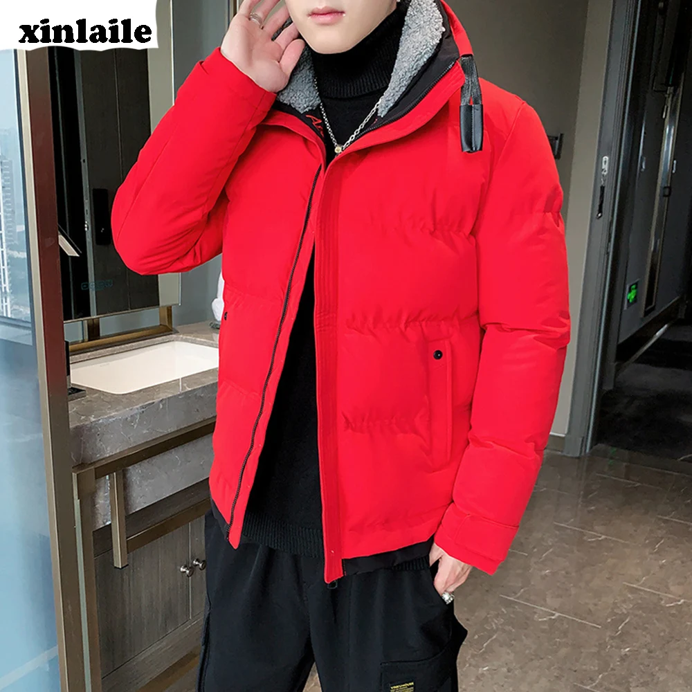 

Fashion trend thick warm cotton jacket men's baseball uniform genuine tooling padded jacket men's bread jacket winter jacket