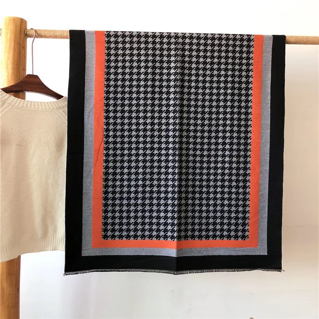 style 1 Бренд, зимний шарф, лошадь, кашемир, Пашмина, женские шарфы, теплая плотная шаль, хиджаб, пончо для женщин, шарфы, женские шарфы - Цвет: style 1