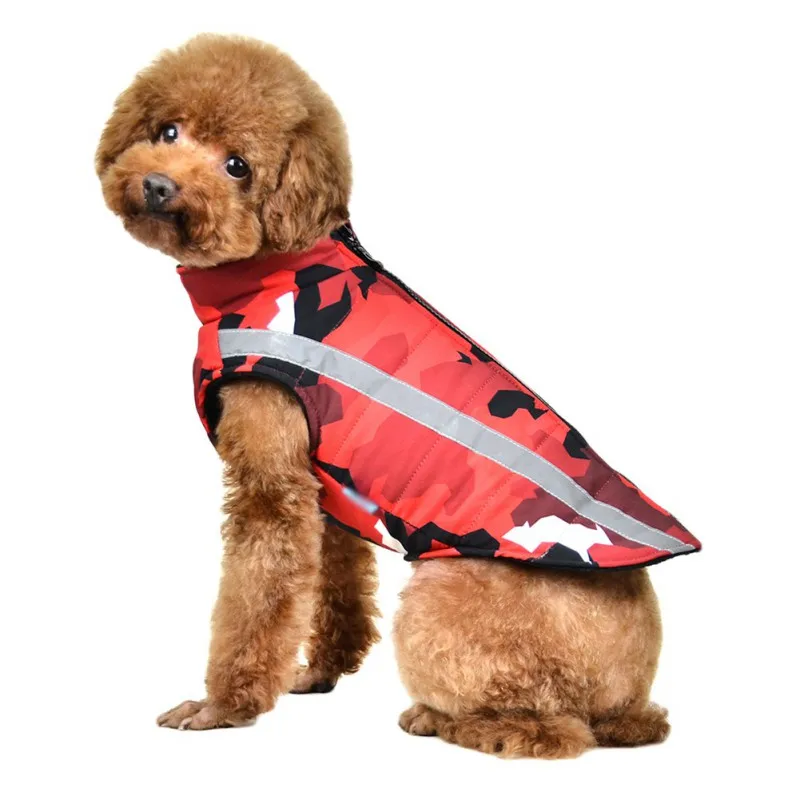 

Dog Vest Winter Waterproof Warm Jacket Coat Pet Clothes For Small Medium Dogs Chihuahua Pug French Bulldog Clothing Overall