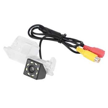 

DC12V White IP68 Waterproof Car 8 LED Rear View Parking Reversing Camera, for-VW-Polo 6R Golf 6 Passat CC Magotan