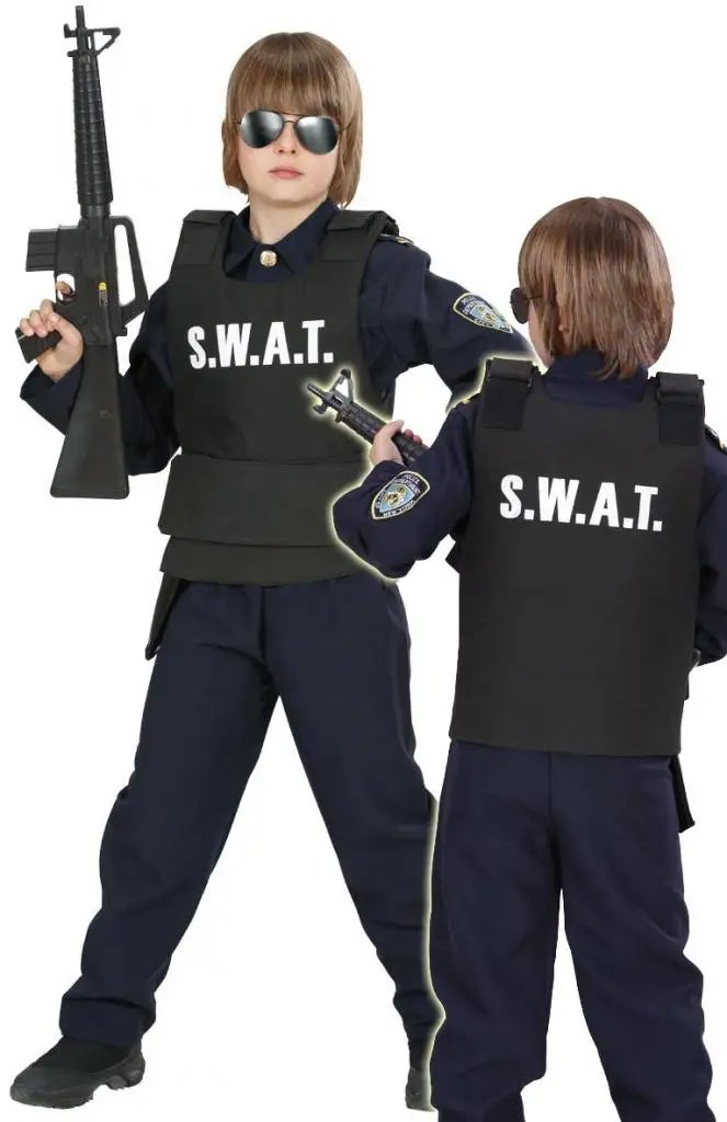 Swat Cap Hat Costume Fancy Dress Outfit 
