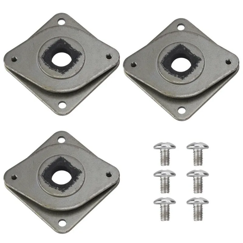 

3 pcs CR-10 Ender3 Stepper Damping Plate 3 dampers + 6 Screws For 3D Printer