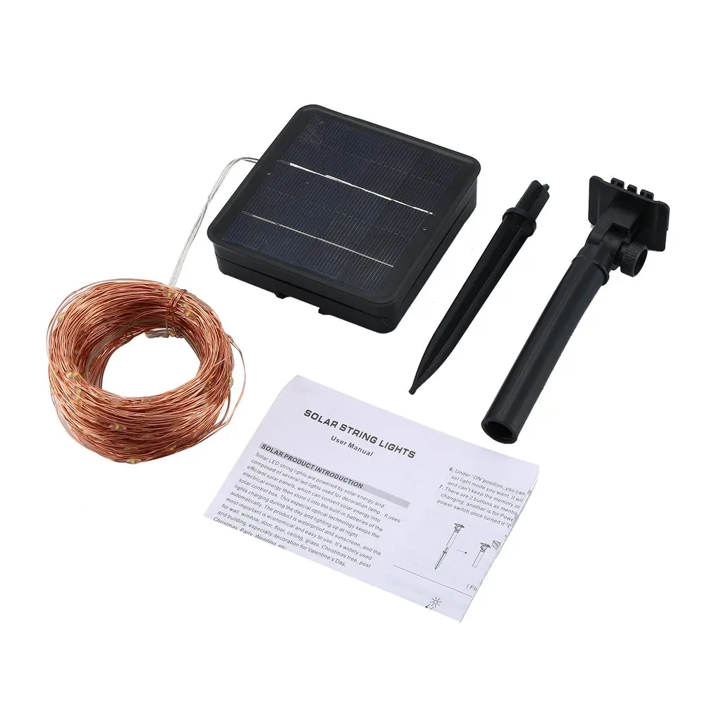 

Solar Light String 30 M 300 Led Solar Waterproof Decorative Light For Patio Paties Weddings Warm White