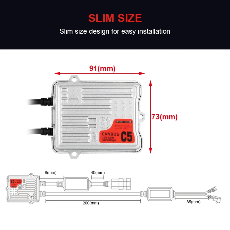 C5 AC 55W CANBUS ballast (7)