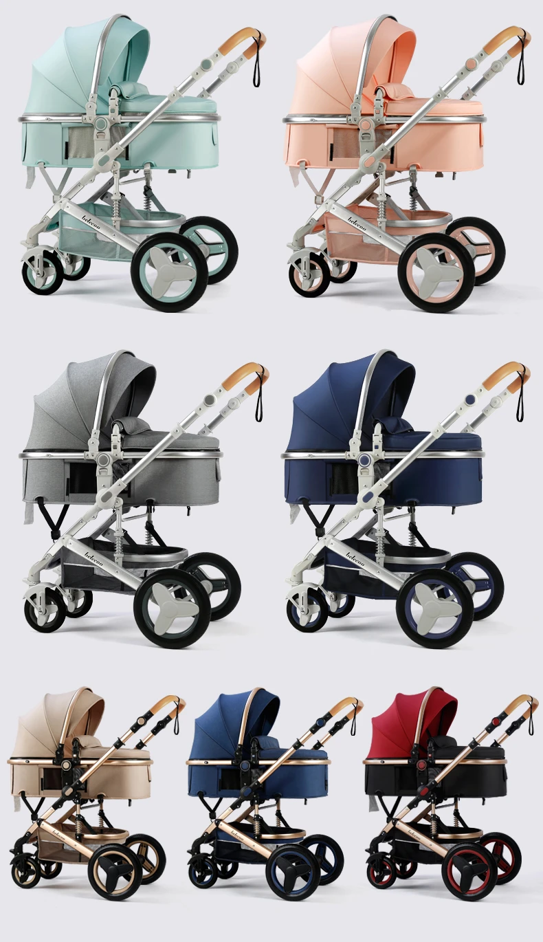 Belecoo Lightweight Luxury Baby Stroller 3 in 1