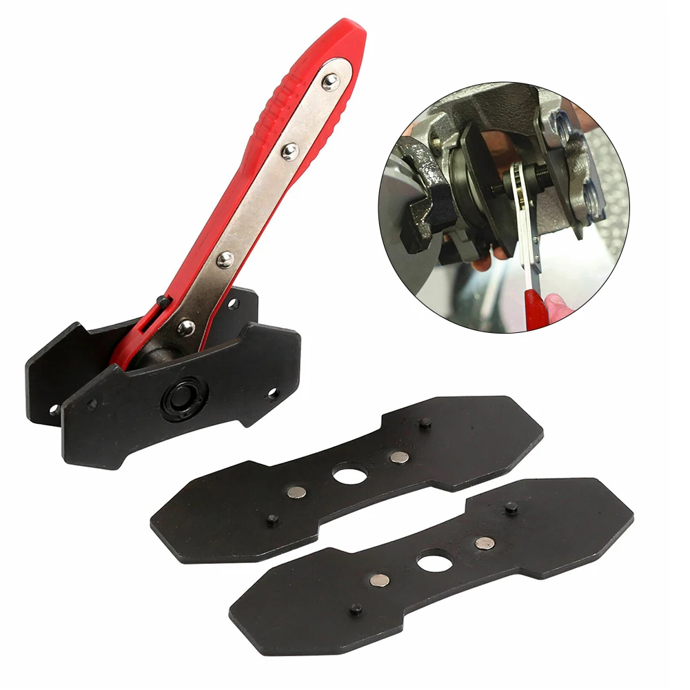 

Hand Auto Piston Spreader Steel Accessories Press Tool Ratcheting Universal Adjustment Brake Caliper Pad Wrench Repair Durable