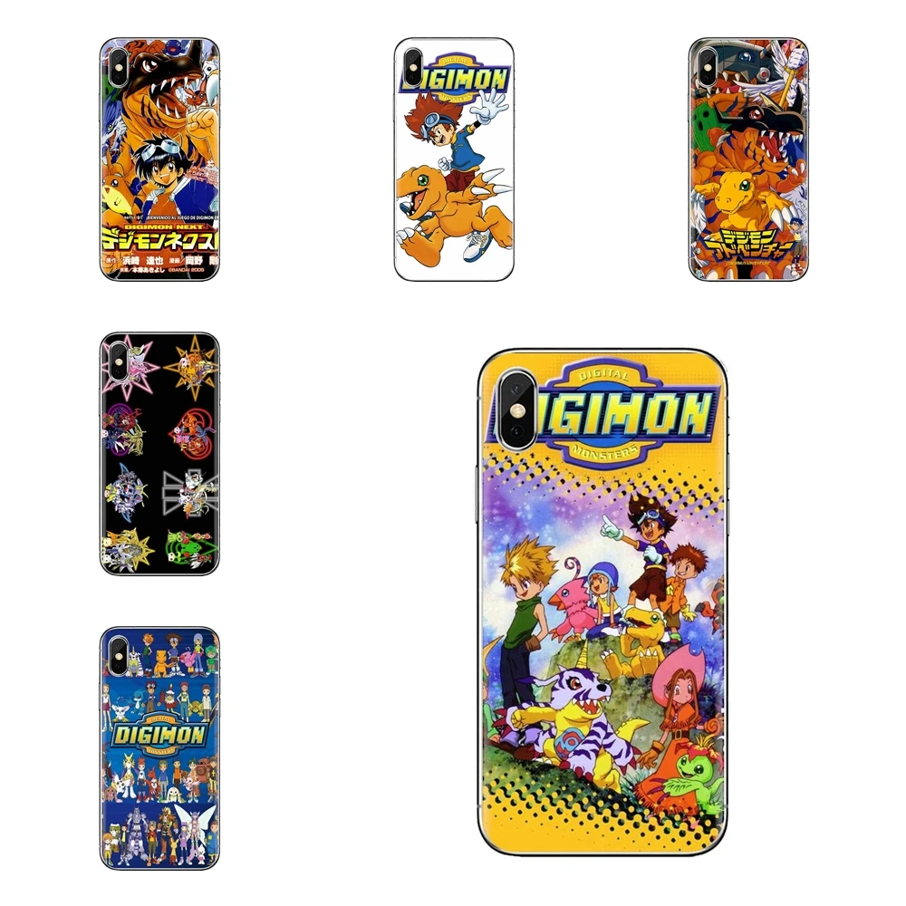 Digimon Adventure Tri Japan Anime TPU Transparent Shell Cases For Samsung Galaxy A3 A5 A7 A9 A8 Star A6 Plus 2018 2015 2016 2017 |