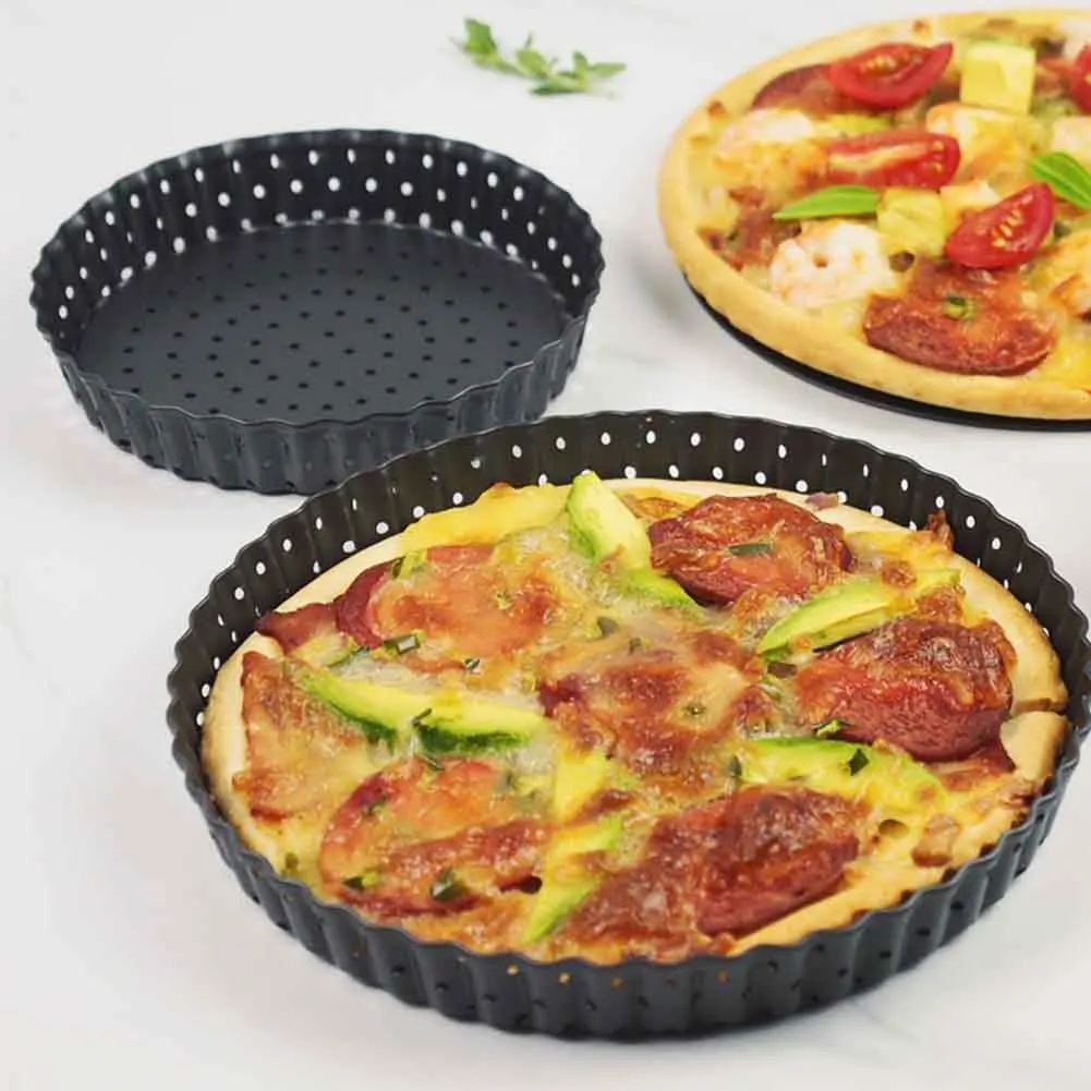 Инструменты для выпечки Quiche сковорода пиццы кухня Легкая очистка Tart из