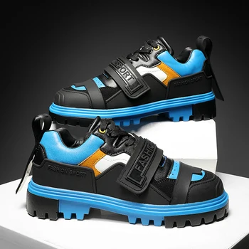 

Men's Shoes 2020 New Summer Breathable Casual Shoes Thick-soled Skateboard Shoes Autumn Men's Sports Shoes Increase Boots