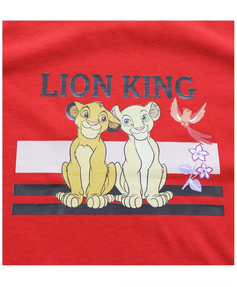 Футболка с героями мультфильмов «disney Lion King»; модная летняя футболка с короткими рукавами для мальчиков