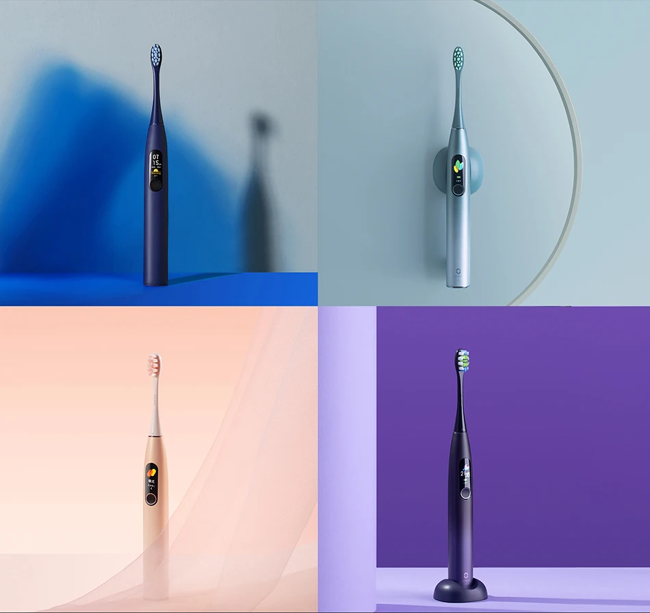 Global Version Oclean X Pro Sonic Electric Toothbrush Adult IPX7 Ultrasonic Tooth Brush Touch Screen Automatic Fast Charge App Global Version Oclean X Pro Sonic Electric Toothbrush Adult IPX7 Ultrasonic Tooth Brush Touch Screen Automatic Fast Charge App