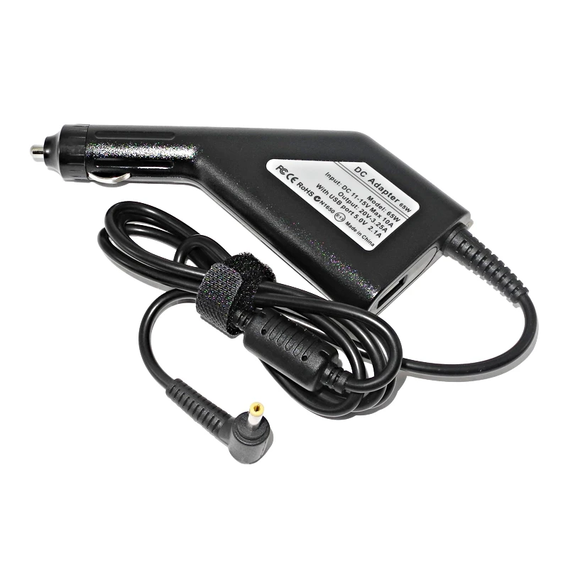 20v 2.25a 3.25a Car Charger For Lenovo Laptop Dc Power Adapter For