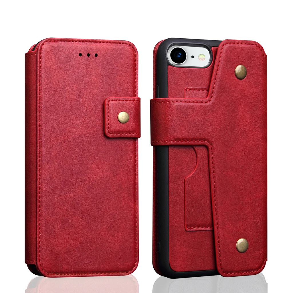 IPhone Case Mobile Phone Shell Protective Cover Protector Brown+Red+Yellow
