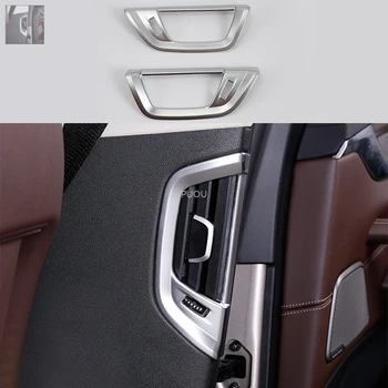 

For BMW 5 Series G30 G31 2017 2018 2PCS Chrome ABS Rear Side Air Outlet Cover Trim