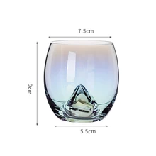 Дом стеклянная чашка Радуга слеза стекло свинец семь цветов бокал для вина es Кубок Бар