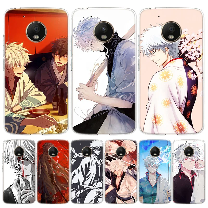 Чехол для телефона Gintama с японским аниме для Motorola Moto G7 G6 G5S G5 E4 Plus G4 E5 Play power EU Подарочный чехол с рисунком