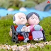 Figuras de resina para parejas, miniaturas, Gnomo de jardín Hada, terrarios con musgo, decoración del hogar, 1/2 piezas ► Foto 3/6