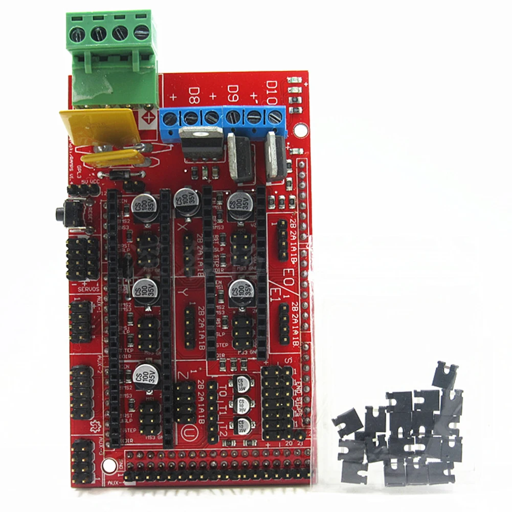 

Panel Controller Board 3D Printer Drive Component Shield Accessories Practical Versatility Replacement For Reprap Ramps 1.4