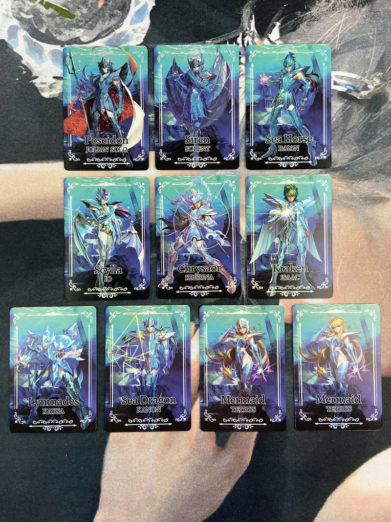 

10pcs/set Marina2 Awakening Sea Fighter Repaint Original Composite Craft Toys Hobbies Hobby Collectibles Game Collection Cards