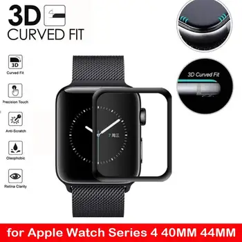 

3D HD Tempered Glass For Apple Watch Screen protector Series 3 2 1 42MM 38MM Glass For Apple Watch Glass iwatch 5 4 44MM IWatch