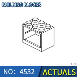 KAZI строительный король 4532 moc блоки Сыпучие кирпичи аксессуары детали модельный комплект совместимые все бренды Игрушки для мальчиков