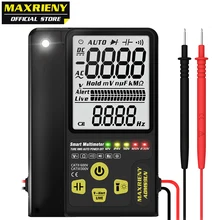 Dual Mode Digital Multimeter Voltmeter ADMS9LN Voltage Ohm Capacitor Diode Frequency NVC Tester Meter Backlight Flashlight DMM