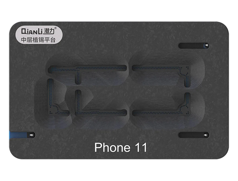 Qianli 3D средний слой BGA платформа для iPhone X/XS/MAX 11/11 Pro/11 Pro Макс посадки олова шаблон пайки сеть - Цвет: For iP 11