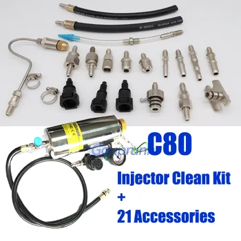 

2020 New C80 Car Fuel Injector Cleaning Machine Auto Engine Cleaner Washing Tool Non-Dismantle Tester Engine Maintenance