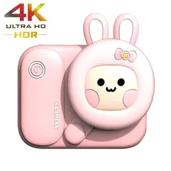 Appareil photo numérique 4K HD 1080P pour enfants, jouet, cadeau d'anniversaire pour garçons et filles 