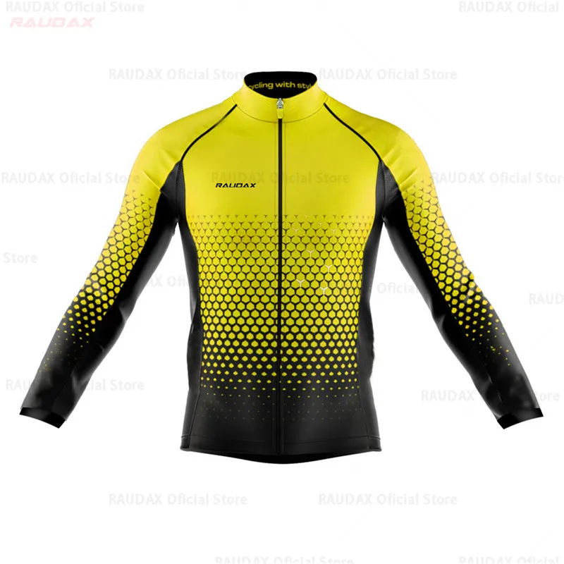 10 Cycling Jersey Set Men Pro Team Bike Uniform Spring/autumn Long Sleeve Cycling Jersey Clothing Ropa Ciclismo Cycling Kit - Цвет: 10