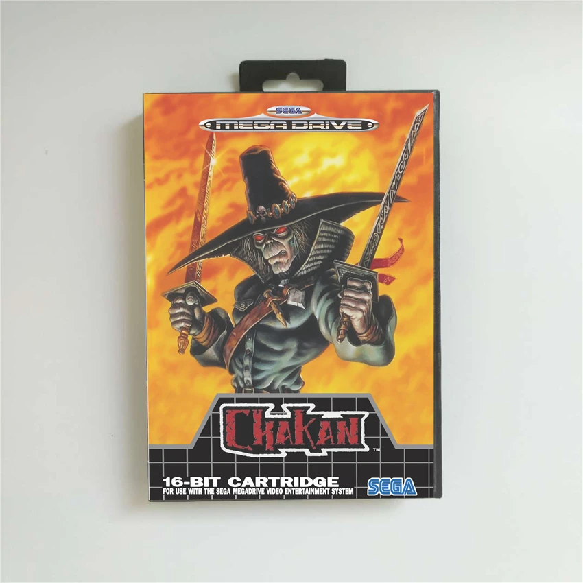 

Chakan - EUR Cover With Retail Box 16 Bit MD Game Card for Sega Megadrive Genesis Video Game Console