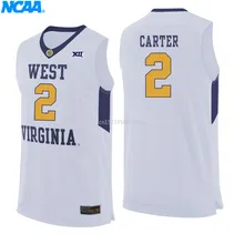 Новое поступление, высокое качество, Западная Вирджиния Картер#2, Молодежная Футболка для колледжа, трикотажные изделия, S-XXXL