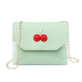 

2020 Korean-Style Women's Transparent Shoulder Bag Summer New PVC Candy-Colored Sweet Lady Messenger Bag Phone Coin Purse