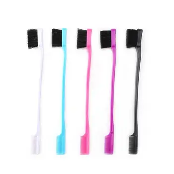 

Portable Double Sided Edge Brushes Hair Comb Hair Styling Hairdressing Salon Hair Comb Brushes 1/3pcs Random Color