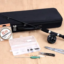 Комбинированный набор для подледной рыбалки с коробкой, аксессуары, Прочный инструмент, профессиональный набор ножниц, зимний цельный Стекловолоконный уличная удочка