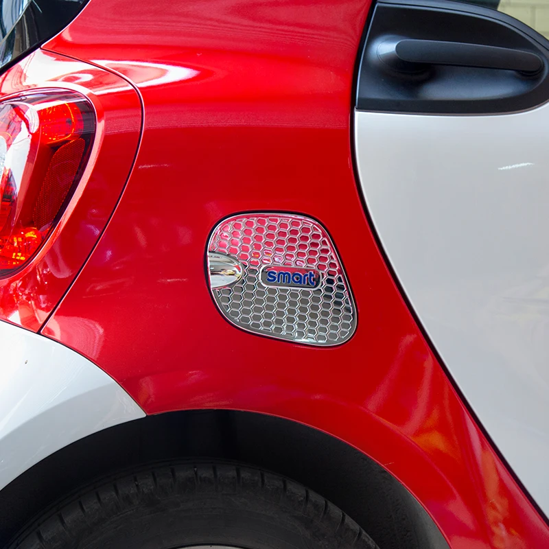 Для- Mercedes Smart 453 fortwo крышка топливного бака Защитная крышка наклейка внешняя отделка украшения автомобильные аксессуары