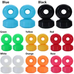 4pcs 8 Colors 95A Best Sell Downspeed Parts Skateboard Wheels Double Rocker Wheel Sliding Accessories 52mm32mm