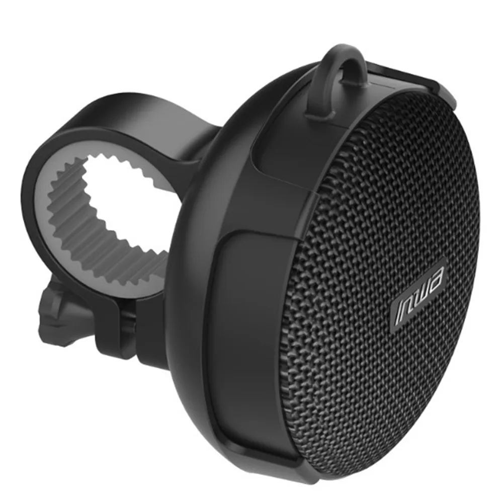 Portable Bikes Bluetooth Speaker Bicycle Column Waterproof Shower Speaker Acoustics Sound Boombox Soundbar Woofer Hands Free - Цвет: Black