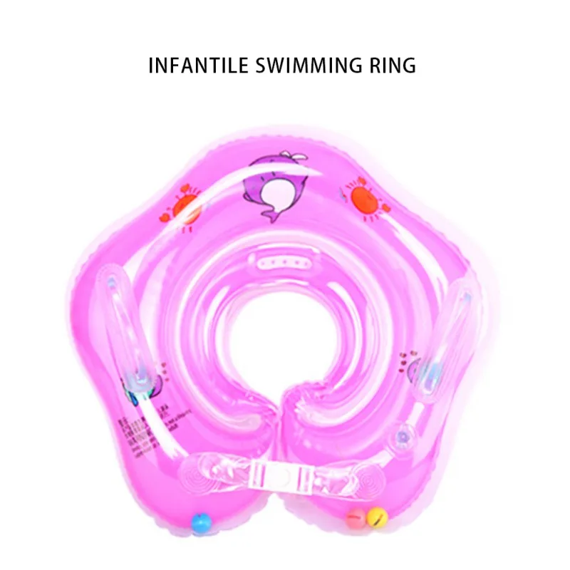 

Swimming Baby Pools Accessories Baby Inflatable Ring Baby Neck Inflatable Wheels for Newborns Bathing Circle Safety Neck Float